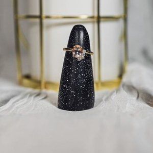 Handmade Black Ring Cones